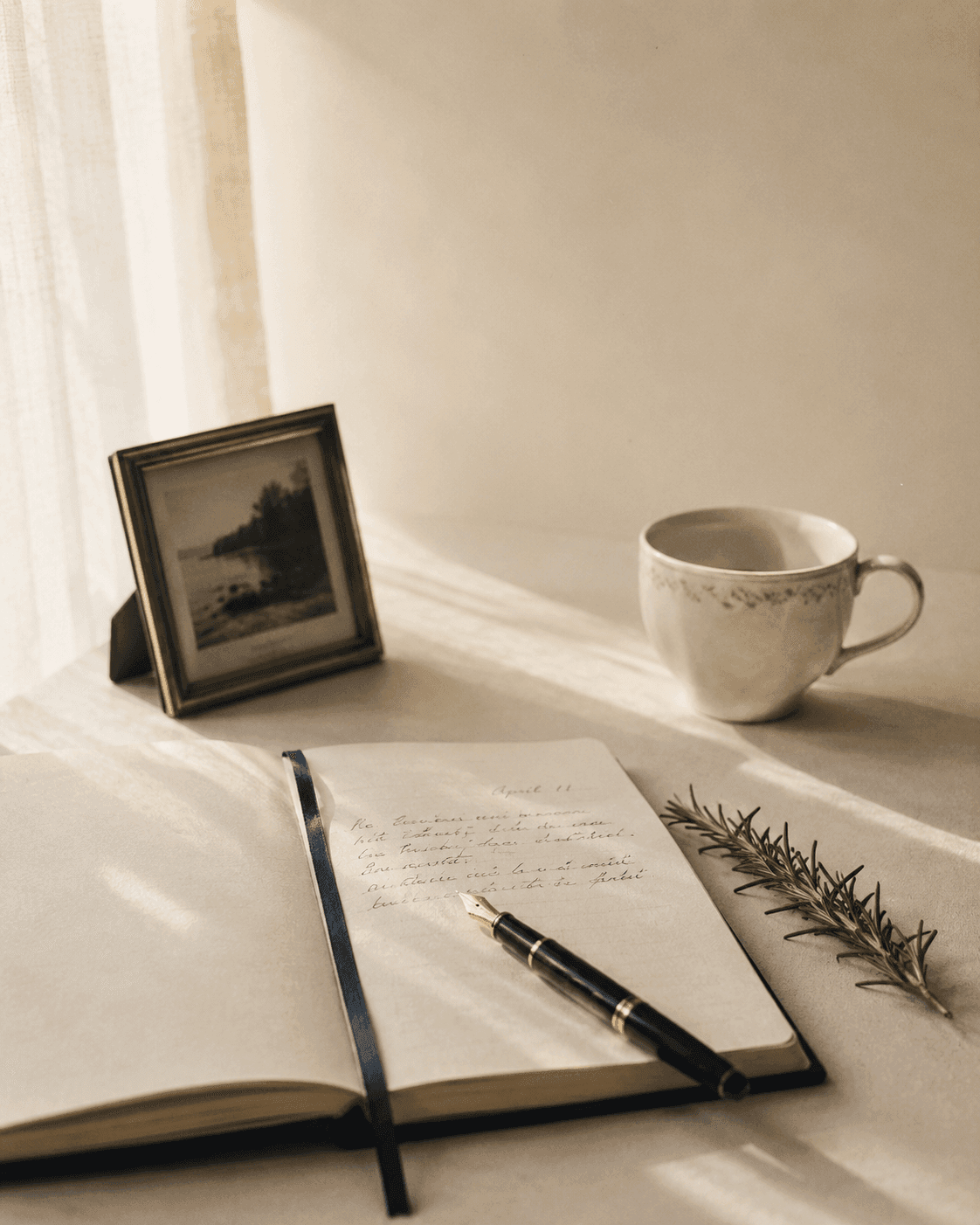 A peaceful moment of remembrance